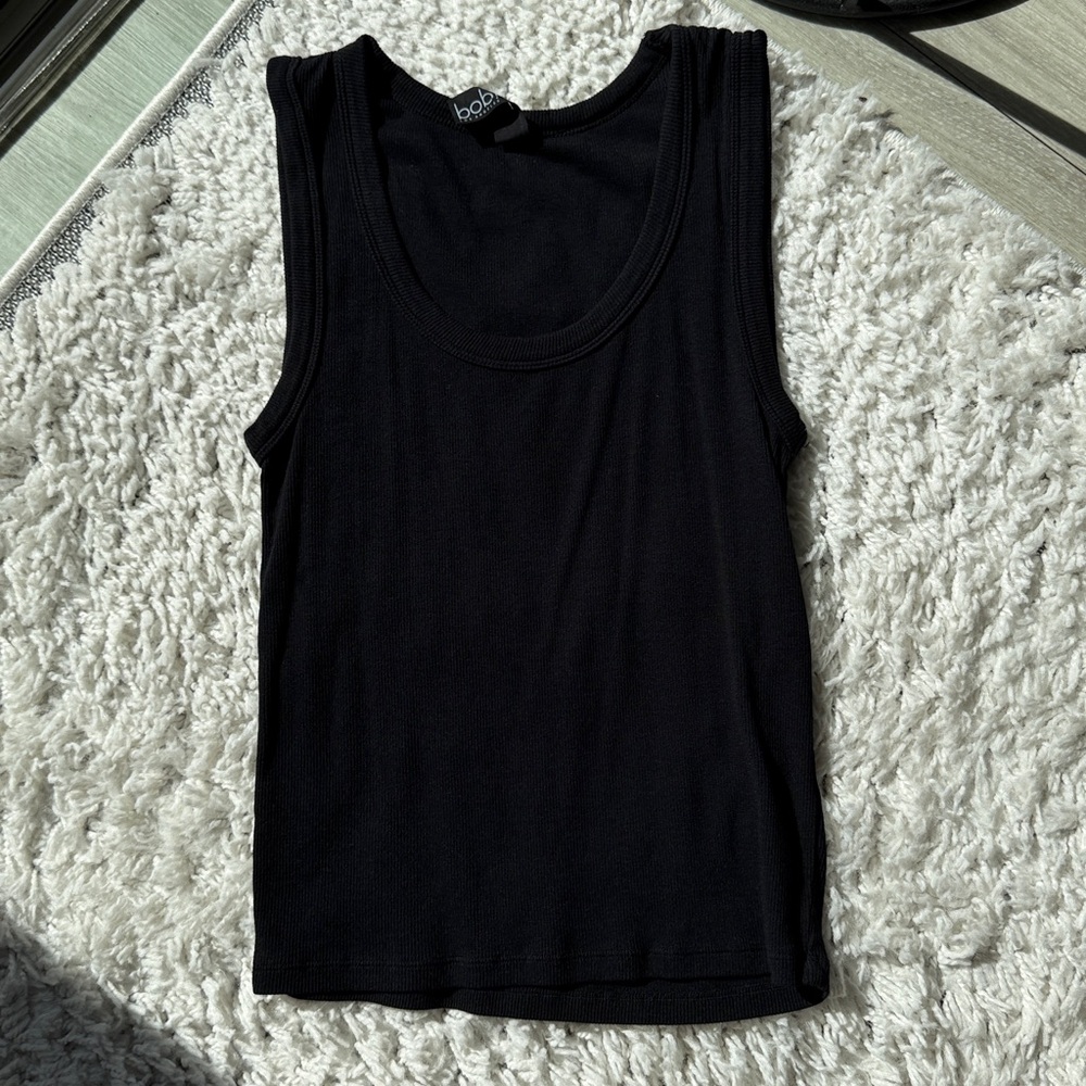 NEVER WORN Bobi black sleeveless tank